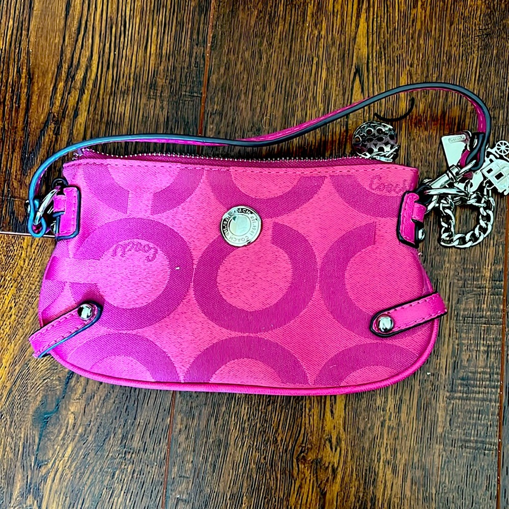 Hot Pink COACH Change Purse NWOT